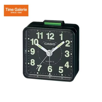 Casio TQ-140-1 Black Traveller's Alarm Analog Clock